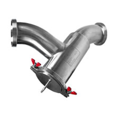 Hygienic single filter Type: 1676 Stainless steel SS316 Tri-clamp